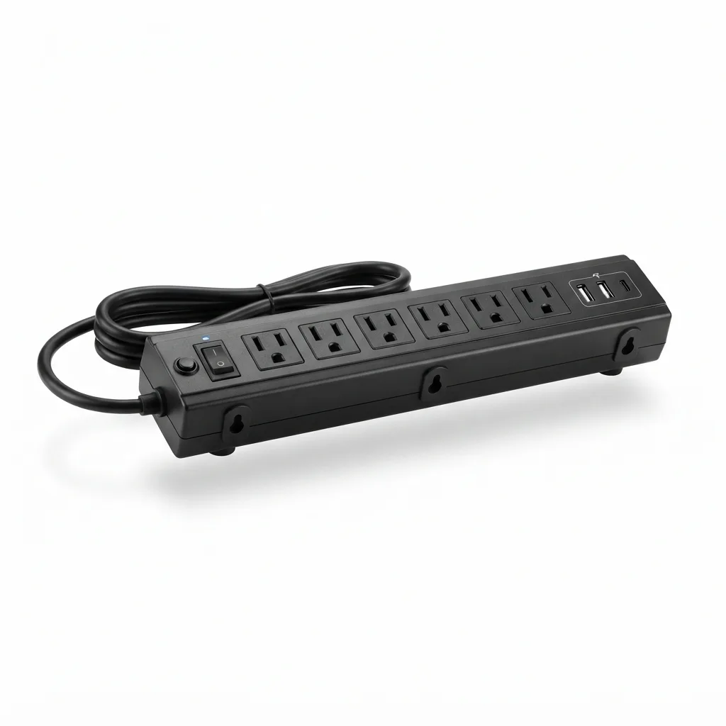 Сетевой фильтр с USB 4 розетки + 2 USB