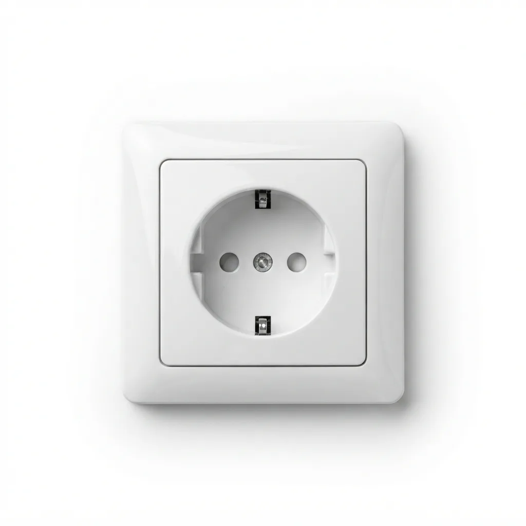 Розетка Schneider Electric Glossa с заземлением, белая